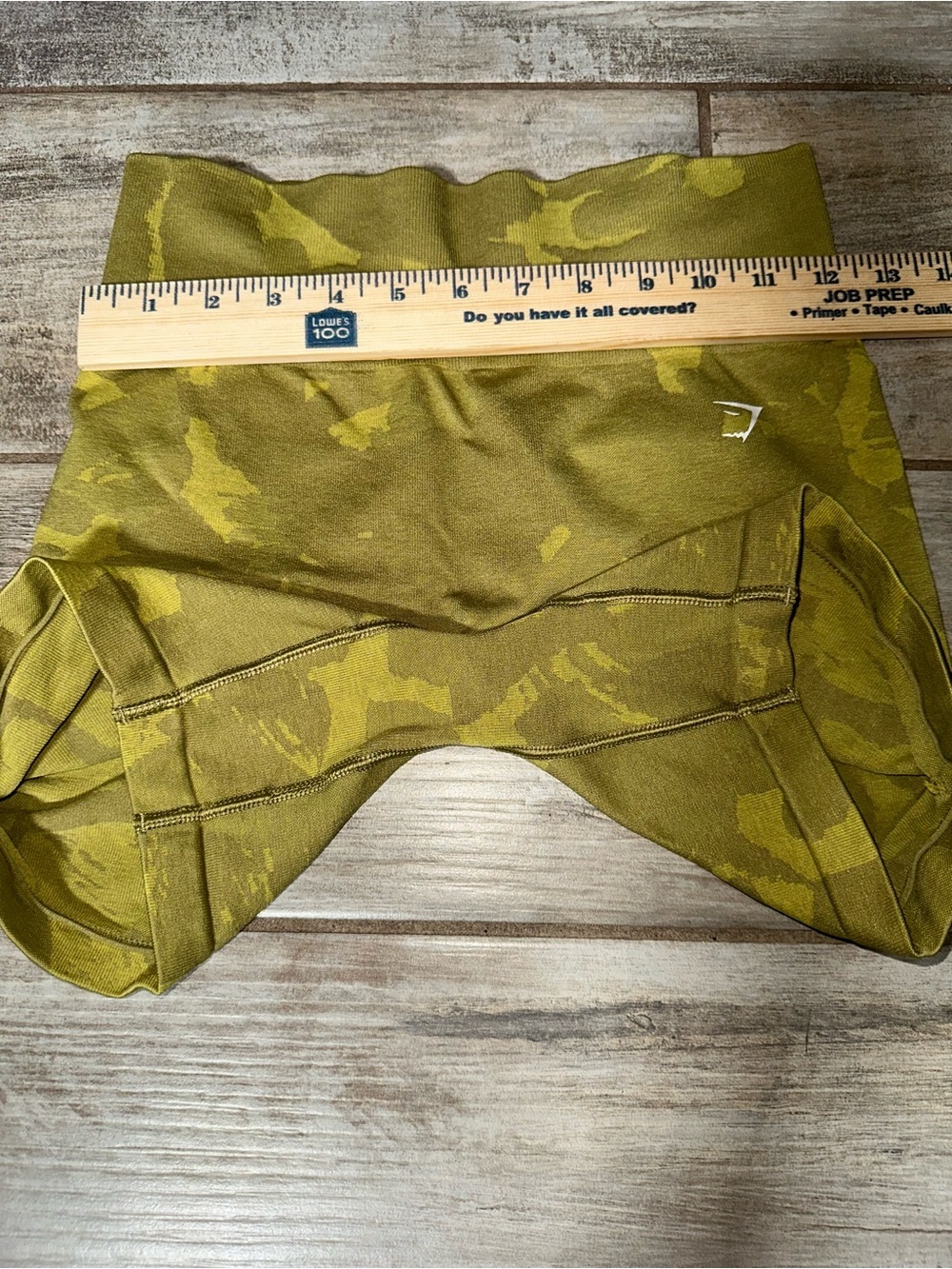 Gymshark seamless high-waist olive green workout shorts 🍃🐢 - Picture 5 of 8